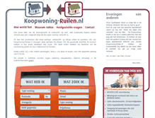 Tablet Screenshot of koopwoning-ruilen.nl